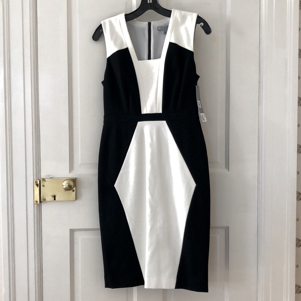 NWT Classiques Entier Black & Ivory Dress (Size 4)